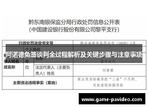 阿诺德免签谈判全过程解析及关键步骤与注意事项 阿诺德免签谈判全过程解析及关键步骤与注意事项