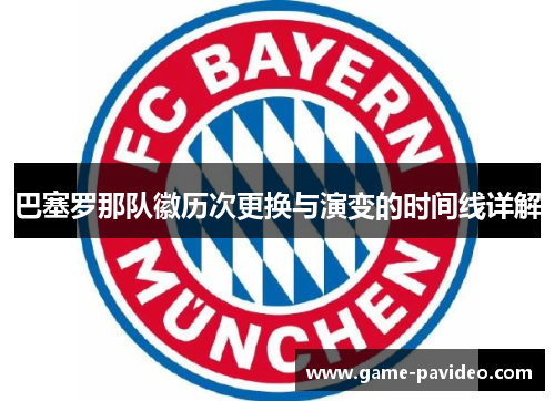 巴塞罗那队徽历次更换与演变的时间线详解 巴塞罗那队徽历次更换与演变的时间线详解